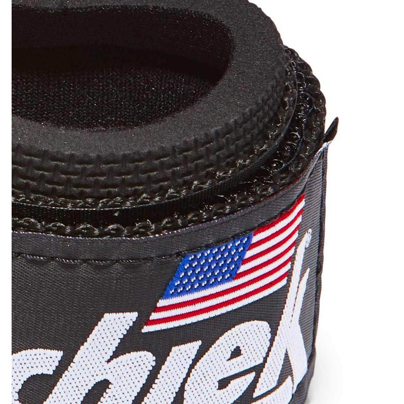Schiek Sports Model 1000-DLS Deluxe Dowel Lifting Straps - Black