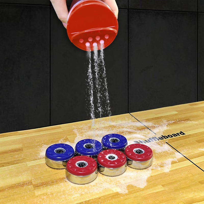 TORPSPORTS Shuffleboard Powder Wax Shuffleboard Sand Wax/Dustpan/Mini Broom Sets