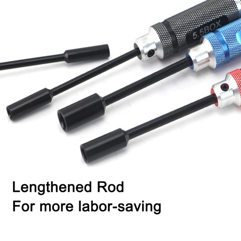 4 Pcs Hex Screw Driver Set, 4.0mm 5.5mm 7.0mm 8.0mm