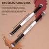 MAANGE Set de 4 Brochas de Maquillaje de Doble Punta