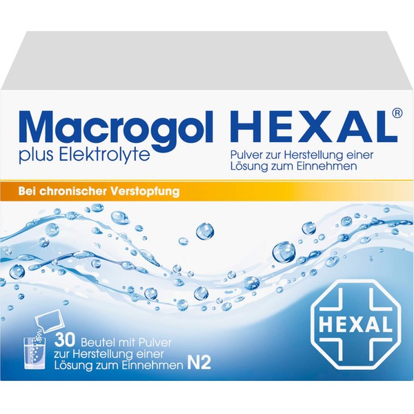 Macrogol HEXAL plus Elektrolyte, 30 pcs. Sachets