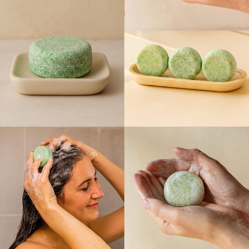 CABRERIZO SOAP Hair Soap/Solid Shampoo for Frequent Use 3 x