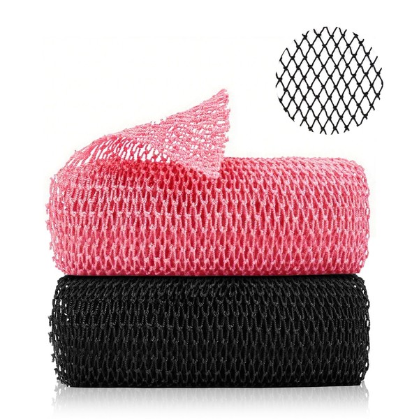 DOINEUFL African Net Sponge Wide, 2 Pcs African Net Sponge