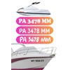 Custom Boat Registration Numbers – Waterproof Vinyl Boat Decals for