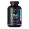 Mezcla de 4 Magnesios con 60 Cpsulas 1400 mg por Porcin Apoyo Integral a Energa, Msculos y Sistema Nervioso Frmula Completa 4 Mag Element B Life