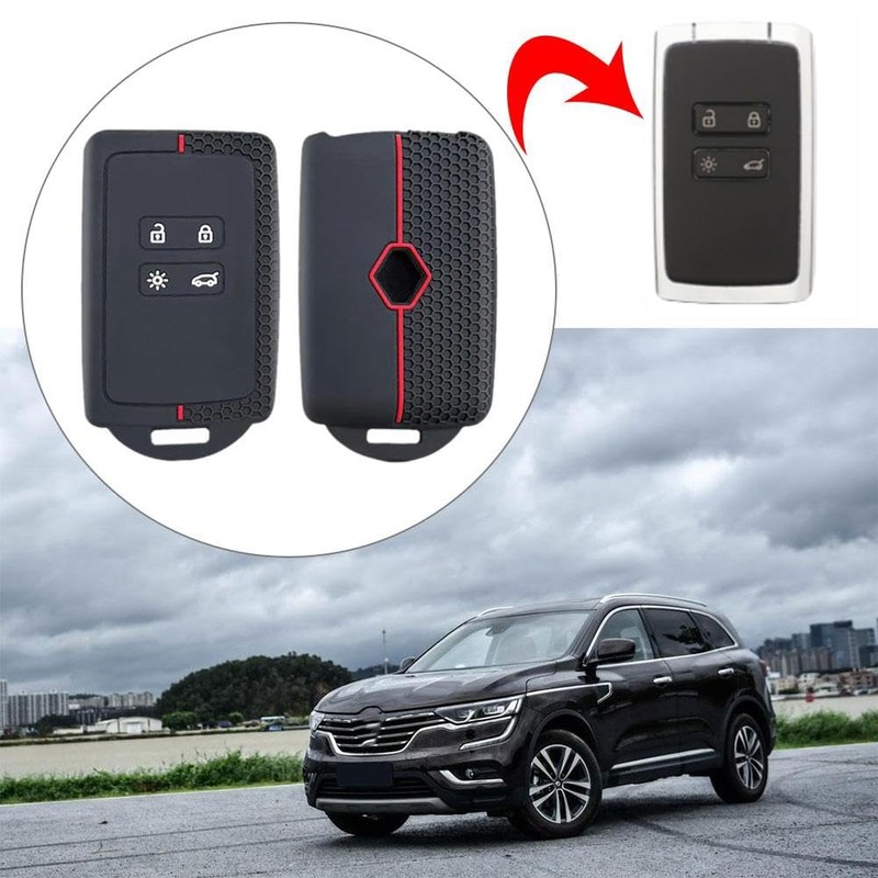 OTMIK Silikon Autoschlüssel Hülle passend für Renault Austral Remote Key
