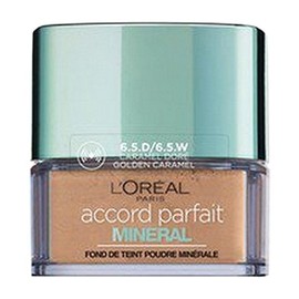 L'OREAL - Fond de teint poudre - Accord Parfait Mineral - 10 g - 6.5 D-6.5 W Caramel Doré (BL)