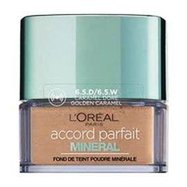 L'OREAL - Fond de teint poudre - Accord Parfait Mineral - 10 g - 6.5 D-6.5 W Caramel Doré (BL)