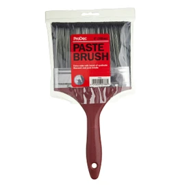 ProDec 6 inch High Capacity Paste Brush for Rapidly Applying Wallpaper Paste to Paper, Vinyl, Lining Paper, Anaglypta, Woodchip & Direct to Walls for Paste The Wall Papers, 6" 150mm
