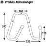 Connex DY222015 Wall Hook 240 x 235 x 140 x