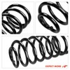 A-Premium 2Pcs Rear Suspension Coil Spring Set Compatible with Jeep