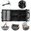 VEHITO Universal Gray Waterproof Car Trunk Storage Organizer &3compartments