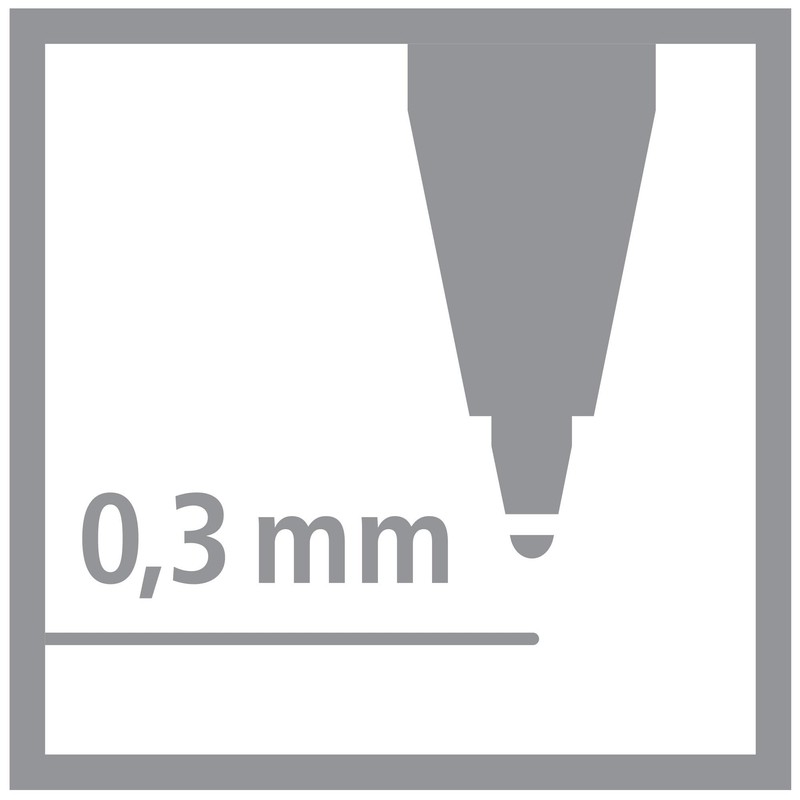 Rollerball - STABILO worker+ Fine - Box of 10 -