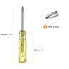 QUARKZMAN 2 Piece PH0 Mini Cross Screwdriver Set Small Screwdriver