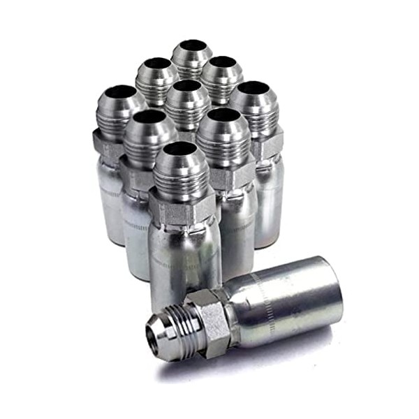 (10-Pack) MJ-10-12 | 5/8" Hose x 3/4" JIC 37° Male