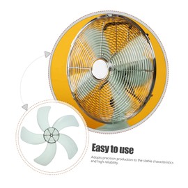 MERRYHAPY Electric Fan Blades 16 Inch Replacement for Household Fans 5-leaf Design Easy to Clean