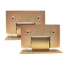 2pcs Heavy Duty 90 Degree Glass Door Cupboard Showcase Cabinet