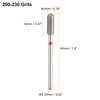 sourcing map 5pcs 200-230 Grits Diamond Grinding Bit 4mm Cylindrical