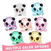 VICASKY 56pcs Mini Resin Pandas: Glow in The Dark Miniature
