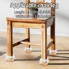 Rhinenet 4pcs 2 inch Chair Leg Caps Cups Protectors Wooden