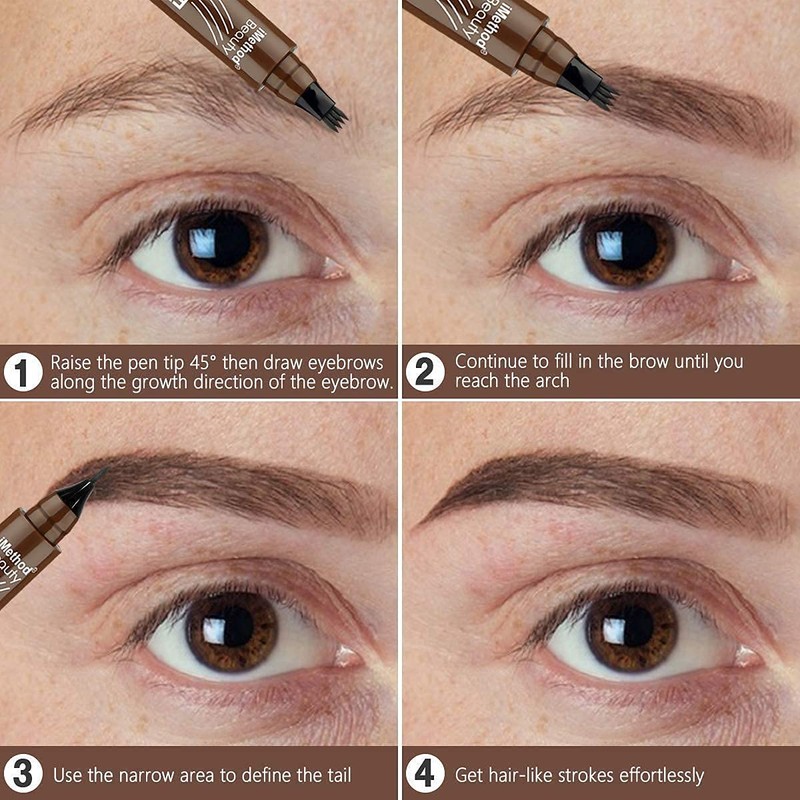 iMethod Eyebrow Pen - Upgrade Eyebrow TattooPen, Eyebrow Makeup, Long