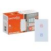 Tecnolite Connect - Apagador Inteligente Táctil WiFi 2 Circuitos, Sin