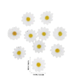 HANABASS 10 Stück Gänseblümchen Blumen haarspange, Süße Daisy Haarnadel, Braut Daisy Haar-Stifte, Weiße Haarschmuck für Damen Mädchen