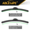 ABLEWIPE 26"&17" Windshield Wiper Blades Fit For Toyota Car Front