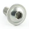 Eisenwaren2000 M10 x 25 mm Rounded Head Screws with Hexagon