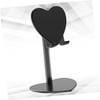 Operitacx Heart Shaped Metal Desktop Tablet Support Flexible Phone Bracket