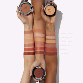 e.l.f, Primer-Infused Blush, Long-Wear, Matte, Bold, Lightweight, Blends Easily, Contours Cheeks, Always Rosy, All-Day Wear, 0.35 Oz