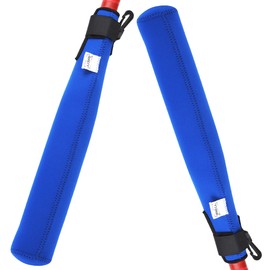 ILHSTY 2 Pack Bat Protector Sleeve for Baseball Softball, Bat Warmer for Youth Adults, Baseball Bat Sleeve Bag Protector Bat Cover Bat Vibration Reducer With Hook for Composite Wood Bats Sport (Blue)