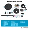 gotonovo Rain Shower System with 10 Inch Round Showerhead and