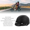 Half Helmet Breathable Sun Blocking Retro Safe PU Leather Motorcycle