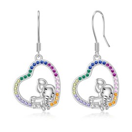 Axolotl/Elephant/Hummingbird/Octopus Earrings, Sterling Silver Animal Earrings, Jewellery Gifts for Women, Girls, Mothers, Sterling Silver