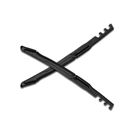 Alphax Black Temple Slider Replacement for Oakley Jaw-breaker OO9290