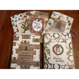 Unbranded Christmas Planner Farmhouse Theme Hand Designed includes gift tags and more!!