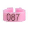 6 Colours 100 Pieces/Bag 8 mm 001-100 Numbered Plastic Bird