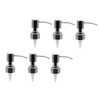 Zerodeko 6pcs Stainless Steel Lotion Soap Dispenser Pump Replacement for