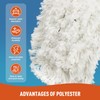 CLEANHOME 24" Commercial Dust Mop for Floor Cleaning, Heavy Duty