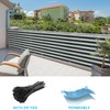 Patio 3' x 15' Balcony Privacy Screen Apartment Railing Covers
