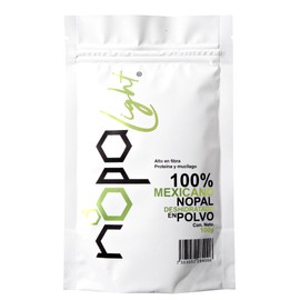 NOPALIGHT | Polvo De Nopal Deshidratado Natural 100 g | Alta Fibra, Libre De Azúcar, Ayuda a La Salud Digestiva, Ideal Para Alimentos y Bebidas
