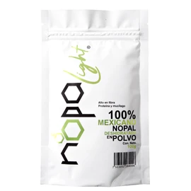 NOPALIGHT | Polvo De Nopal Deshidratado Natural 100 g | Alta Fibra, Libre De Azúcar, Ayuda a La Salud Digestiva, Ideal Para Alimentos y Bebidas