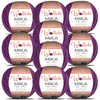 Wollidu Mika Knitting and Crochet Yarn, 51% Polyacrylic, 49% Cotton,