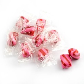 Atkinsons Cinnamon Cylinder Shaped Mint Candy Twists Red and Pink Candy - 2 Pounds