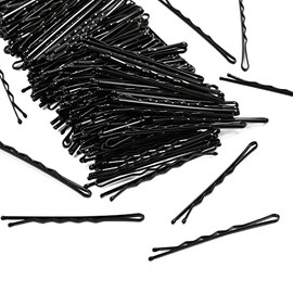 AKADO Metal Hair Clips Bobby Pins Hair Styling Pins Hairdressing Salon Tool for Women Girls, Black (100-Piece) Pack of 1