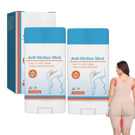 Fankayi 2PCS Anti-Chafe Stick,Waterproof Anti Chafe Stick,Glide Anti Chafing Stick,Thigh Anti Chafe Stick,Running Chafe Stick,Body Anti-Chafe Balm for Heel,Lower Arm,Legs,Skin Protection,Moisturizing