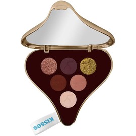 Republic Cosmetics - Sombras para ojos Kisses 6 tonos "Almond" Edición Limitada - paleta de sombras - cosmeticos - paletas de maquillaje - palette - sombra de ojos - primer ojos - café,dorado,rosa
