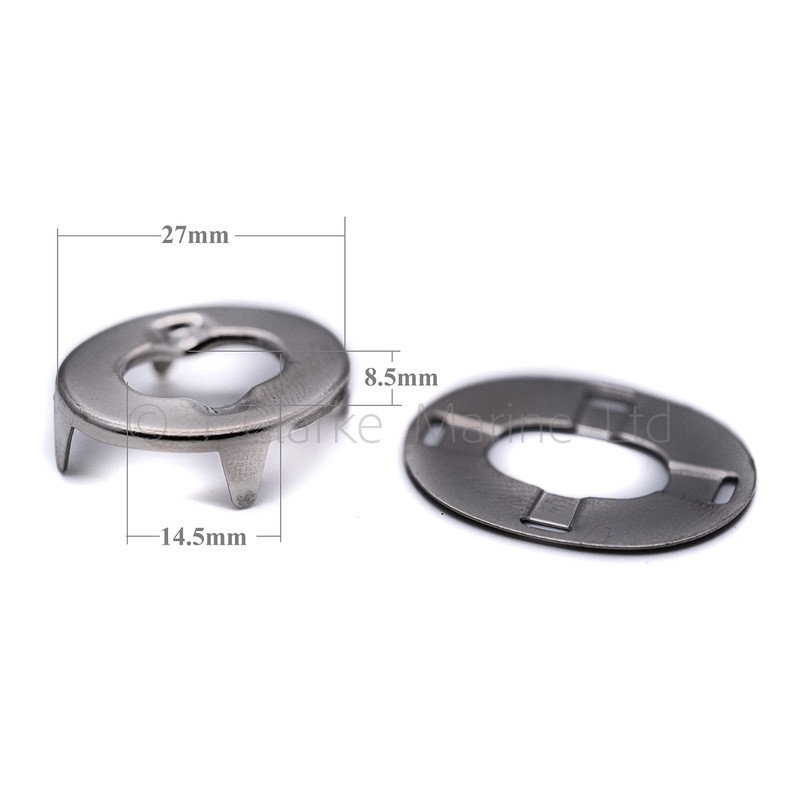 Turnbutton fastener 8mm kit with cutting tool Eyelet, bases, screws