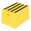 Vestil VST-1-Y Polyethylene Step Stool, 1 Step, Yellow